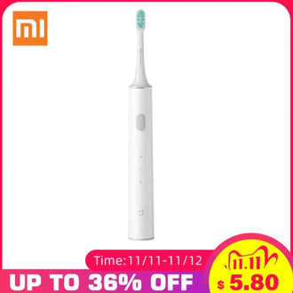 XIAOMI MIJIA Sonic Electric Toothbrush T300 Original IPX7 Waterproof Rechargeable Toothbrush Ultrasonic Automatic Tooth Brush