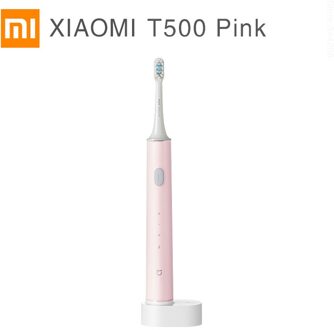 Xiaomi Mijia T500 Elektrische Tandenborstel Whitening Tanden Vibrator Draadloze Orale Smart Sonic Borstel Ultrasone Hygiëne Cleaner T500 roze