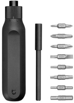 Xiaomi Mijia Wiha 8 In 1 S2 Ratchet Schroevendraaier Kit Bibliotheek Double-Ended Schroevendraaier Reparatie Tool Ergonomische Principes