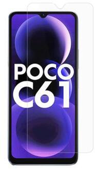 Xiaomi Poco C61 Glazen Screenprotector - 9H, 0.3mm - Case Friendly - Doorzichtig