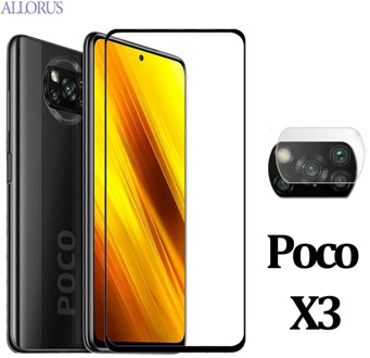 Xiaomi Poco X3 Tempered Glass Poco X3 NFC Screen Protector Film Xaomi Little Pock Pocophone F1 F2 Pro Xiaomi X3 Protective Film