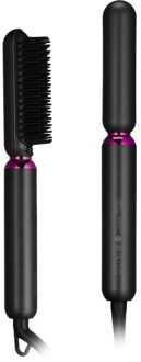 Xiaomi Product Inface Rechte Krullend Kam Nat Droog Haar Styling Kam 5 Niveau Temperatuur Aanpassing 30Min Automatische Turn off zwart CN plug