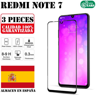 Xiaomi Redmi Note 7 Set 3 Pieces Full Tempered Glass Screen Protector Ultra Thin Scratch Protection