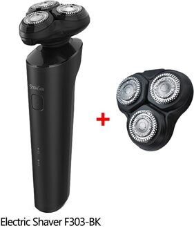 Xiaomi Showsee Elektrische Scheerapparaat Scheermes Baard Trimmer Voor Mannen Droog Nat Baard Trimmer Draagbare Oplaadbare Wasbare Scheren Machine XM-YP-677-met Cut