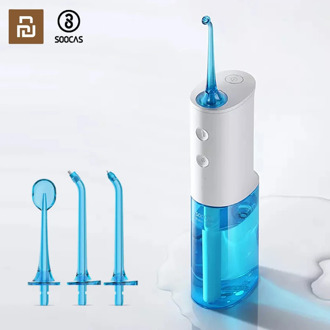 Xiaomi SOOCAS W3 Electric Oral Irrigator Rechargeable Waterproof Water Flosser Toothpick Cleaner Dental 3 Substituted Nozzles