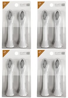 Xiaomi Tandenborstel Hoofd Voor Soocas EX3 Opzetborstel Elektrische Tandenborstel Ultrasone Automatische Borstel Vervanging Hoofd 8 toothbrush heads