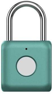 Xiaomi Vingerafdruk Hangslot Kitty Usb Waterdichte Draagbare Elektronische Voor Thuis Anti-Diefstal Bagage Case Veiligheidsslot groen
