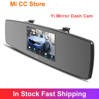 Xiaomi YI Mirror Dash Camera Car DVR Video Recorder WiFi Night Vision Dual HD Recording Dual Dashboard Car Camera