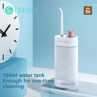 Xiaomi Youpin DR.BEI USB Rechargeable Jet Flosser Irrigator for Cleaning Teeh Oral Irrigator Dental Portable Water Flosser Tips