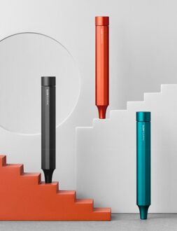 Xiaomi Youpin Hoto 24 In 1 Precisie Schroevendraaier Aluminium Magnetische Bit Opslag Pen-Vormige Draagbare 24 Modellen Van staal Bits grijs kleur