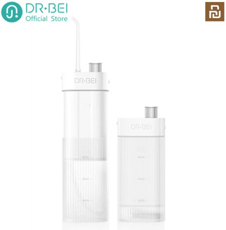 Xiaomi Youpin Oral Irrigator Dental Portable Water Flosser Tips USB Rechargeable Jet Flosser Irrigator for Cleaning Teeth DR.BEI