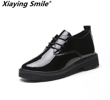 Xiaying Smile Women Heel Pumps New Fashion Casual Shoes Spring Autumn Female Concise Lace-up Square Heel Round Toe Pumps Shoes