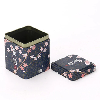 Xin Jia Yi Metal Tea Tin Box Metal Tin Can Bucket Empty Tin Cans Sale Rectangle Biscuit Tin Case Candle Tin Containers Tin Tube
