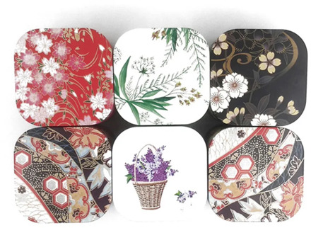 Xin Jia Yi Packaging Fancy Metal Tin Box Fashion Flower Small Birthday Christmas Gift Boxes Storage Can Tea Coffee Candy Box