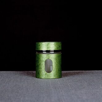 Xin Jia Yi Verpakking Glazen Pot met Venster Glazen Fles Voor Clear Lege Droog Fruit Bruiloft Schroef Doos 8.3cm x 11.7cm / groen