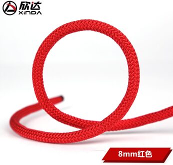 Xinda outdoor 6mm 8mm static rope grab knot rope rescue rope climbing outdoor safety auxiliary rope 8mm-rood-10meter