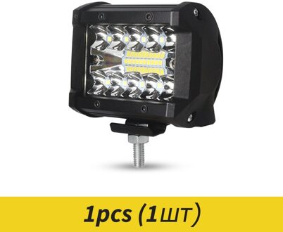 Xinfok Led Lichtbalk 4Inch 60W Waterdichte Verlichting Bar Spot Flood Beam Voor Werk Rijden Offroad Boot auto Tractor Truck Suv 1 stk