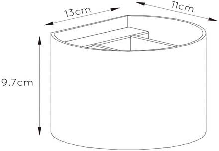 XIO Wandlamp 1xG9 - Wit