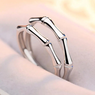 XIYANIKE 925 sterling silver Couple Rings Bamboo Classic Fashion Luxury Jewelry For Female Gift New Products Promotions VRS2343