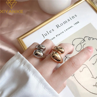 XIYANIKE New Fashion 925 Sterling Silver Finger Rings for Women Couples Vintage Creative Twist Winding Jewelry Birthday Gifts