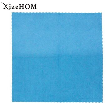 XizeHOM 25*25 cm Suede/gebreide stof Poetsdoeken Doekjes voor Lenzen Camera Computer Screen Bril Lenzenvloeistof Cleaning doek Blauw