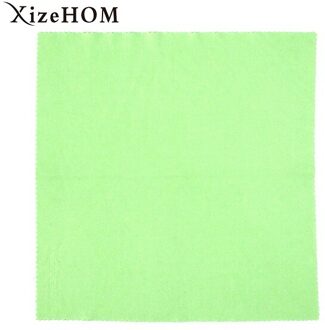 XizeHOM 25*25 cm Suede/gebreide stof Poetsdoeken Doekjes voor Lenzen Camera Computer Screen Bril Lenzenvloeistof Cleaning doek groen