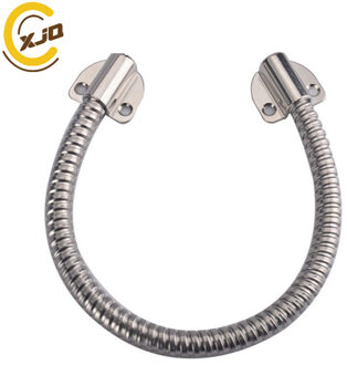 Xjq Deur Loop Elektrische Roestvrij Staal Blootgesteld Montage Bescherming Mouw Toegangscontrole Kabel Lijn Voor Controle Slot Deurslot