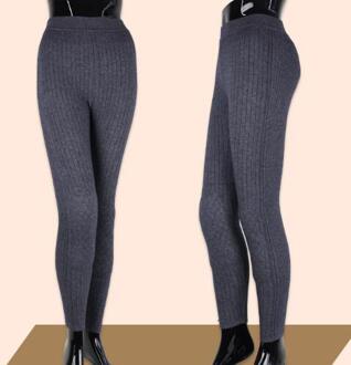 XJXKS Vrouw leggings herfst en vrouwen effen kleur leggings dikke warme leggings potlood broek 206 Grijs / L