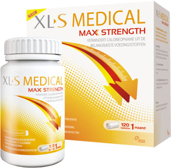 XL-S Medical Max Strength Afslanksupplement - 120 tabletten - Eetlustremmer