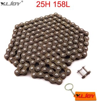 XLJOY Chain 25 H 158 Links met Spare Master Link 47cc 49cc ATV Quad Mini Dirt Pocket Bikes Minimoto motorfiets