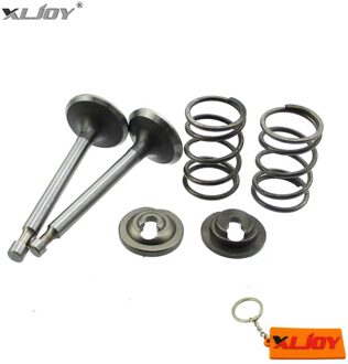 XLJOY Intake Exhaust Klepveerhouder Kit Honda 5.5HP GX160 6.5HP GX200 Go Kart Mini Fiets