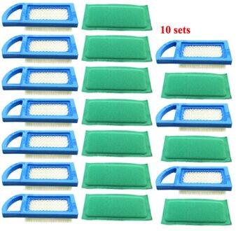 XLSION 10x Luchtfilter Voor Briggs Stratton 613022 650821 697152 698413 797007 794421 5079 4213 697292 4212 21A902 21A907 21A977