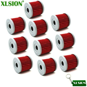 XLSION 10x Olie Filters Fit Suzuki DRZ 400 400E 400 S 400SM LTZ400 LTR450 LTZ 400 LTR 450 QUADRACER ATV Dirt Motor Bike