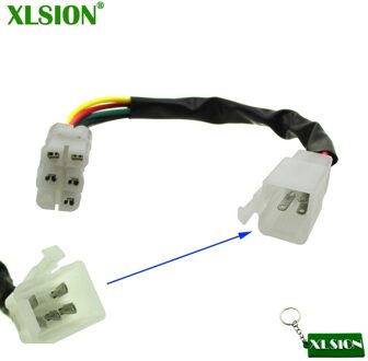 XLSION CDI Kabel Draad Adapter Connector Plug Fit Scooter Bromfiets Pit Crossmotor ATV Quad