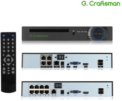 XMeye 4ch 8ch 5MP POE NVR Face Recognition H.265+ Onvif Network Video Recorder 1 HDD 24/7 Recording IP Camera Onvif P2P System