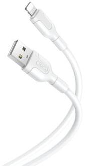 XO NB212 USB-naar-Lightning-kabel - 1m/2.1A - Wit