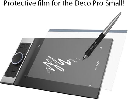 Xp-Pen Beschermende Film Voor Deco Pro Kleine Grafische Tablet Tekening Tablet (2 Stuks In 1 Pakket)