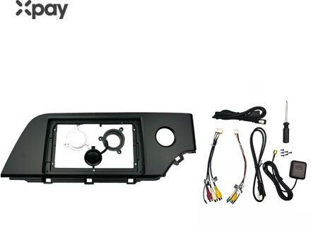 Xpay 9-Inch 2din Autoradio Dashboard Voor Kia Rio 4 Yb Gps Stereo Panel Voor montage Auto Panel Dual Din Dvd Frame