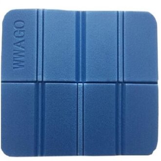 Xpe Map Camping Mat Vouwen Draagbare Kleine Kussen Vochtbestendige Waterdicht Voorkomen Vuile Picknick Mat Strand Pad 8 kleuren blauw