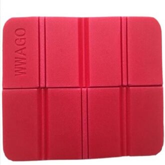 Xpe Map Camping Mat Vouwen Draagbare Kleine Kussen Vochtbestendige Waterdicht Voorkomen Vuile Picknick Mat Strand Pad 8 kleuren rood