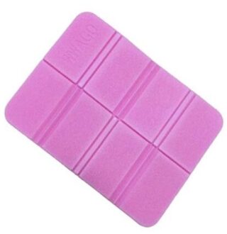 Xpe Map Camping Mat Vouwen Draagbare Kleine Kussen Vochtbestendige Waterdicht Voorkomen Vuile Picknick Mat Strand Pad 8 kleuren roze