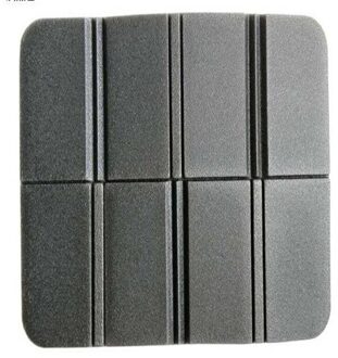 Xpe Map Camping Mat Vouwen Draagbare Kleine Kussen Vochtbestendige Waterdicht Voorkomen Vuile Picknick Mat Strand Pad 8 kleuren zwart