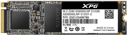 XPG SX6000 Lite internal solid state drive M.2 512 GB PCI Express 3.0 3D TLC NVMe