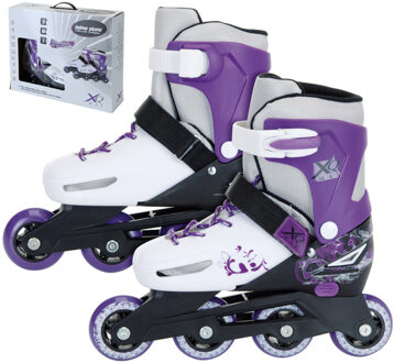 XQ Max inline-skates wit/paars, maat 33-36