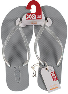 XQ Xq dames teenslippers glitters Grijs - 38