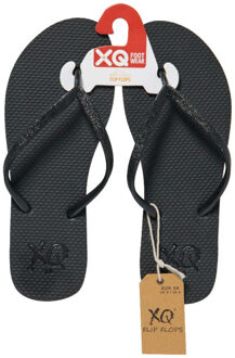 XQ Xq dames teenslippers glitters Zwart - 41