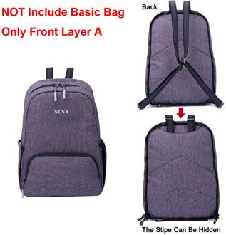 Xqxa Draagbare 15.6 Inch Laptop Rugzak Veranderende Stijl & Capaciteit Altijd Vrouwen & Mannen Licht Slim Tas Voor Ipad Air 2 / Pro / Mini enkel en alleen voorkant laag A