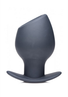 XR Brands Ass Goblet - Silicone Hollow Butt Plug - Small
