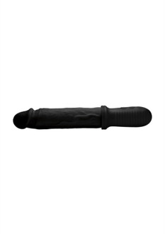 XR Brands Auto Pounder - Vibrating and Thrusting Dildo with Handle