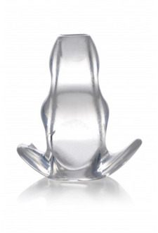 XR Brands Clear View - Hollow Anal Plug - Small
